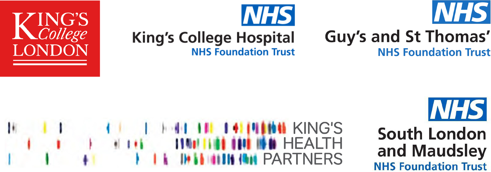 King’s College London, King’s College Hospital NHS Foundation Trust, Guy’s and St Thomas’ NHS Foundation Trust, King’s Health Partners, South London and Maudsley NHS Foundation Trust