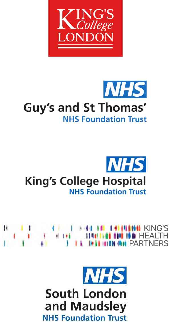 King’s College London, King’s College Hospital NHS Foundation Trust, Guy’s and St Thomas’ NHS Foundation Trust, King’s Health Partners, South London and Maudsley NHS Foundation Trust
